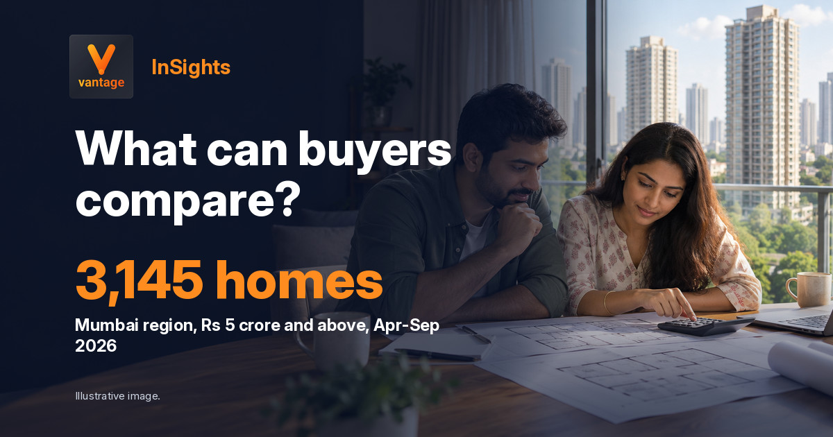 Couple reviews apartment plans and calculator while considering Mumbai luxury home data